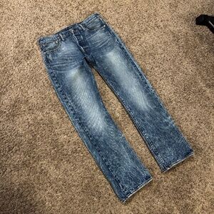 Levi's 501® ORIGINAL FIT MEN'S JEANS 34x32 Acid Wash